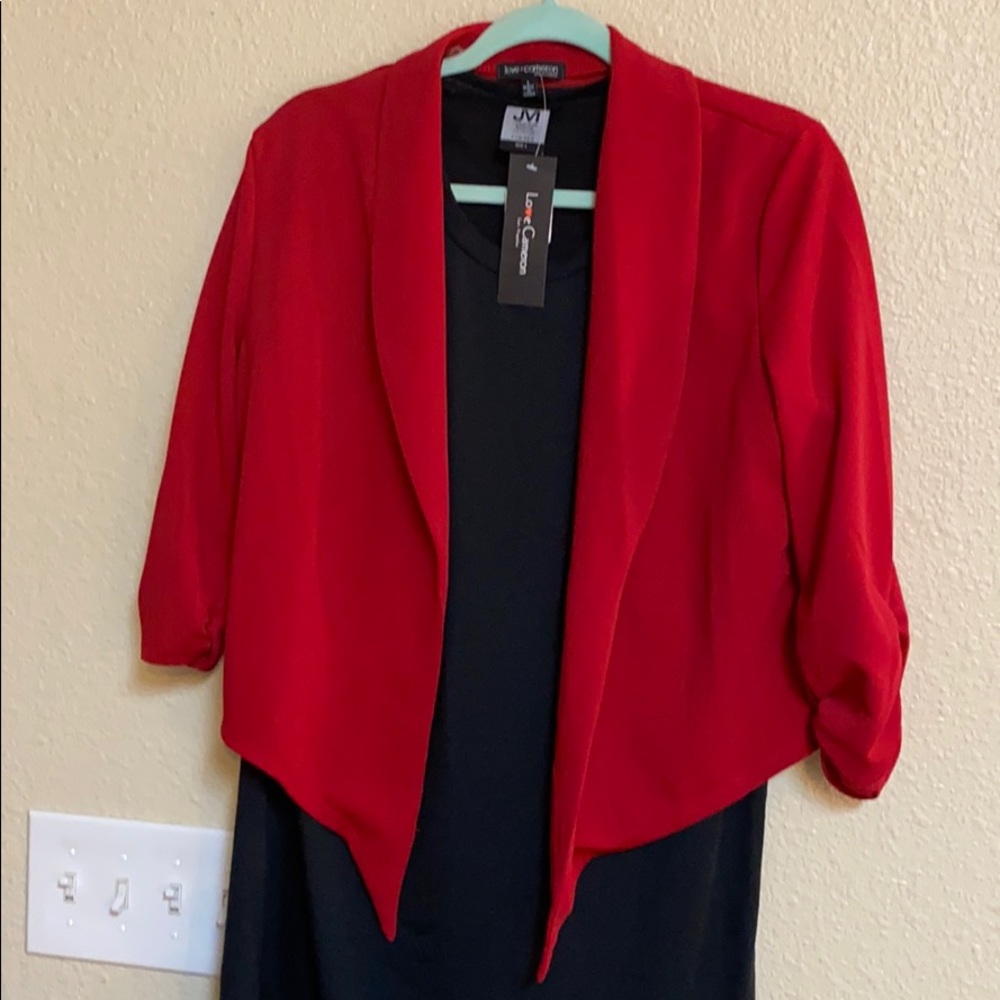 Red blazer